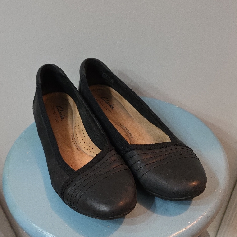 Clarks Women's Black Loafers